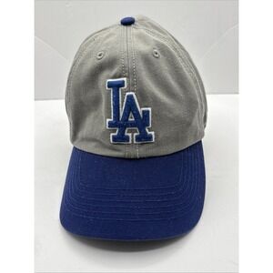 LA Los Angeles Dodgers '47 Clean Up Cap MLB Gray Hat Fitted Size Large